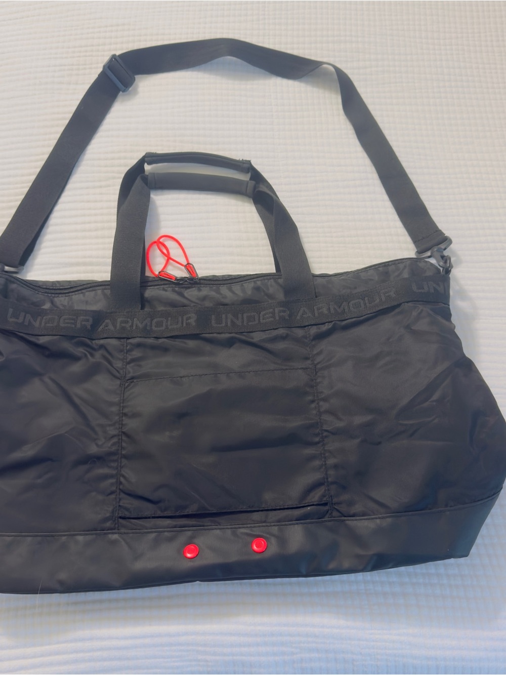 Under Armour Black Duffel Tote Bag